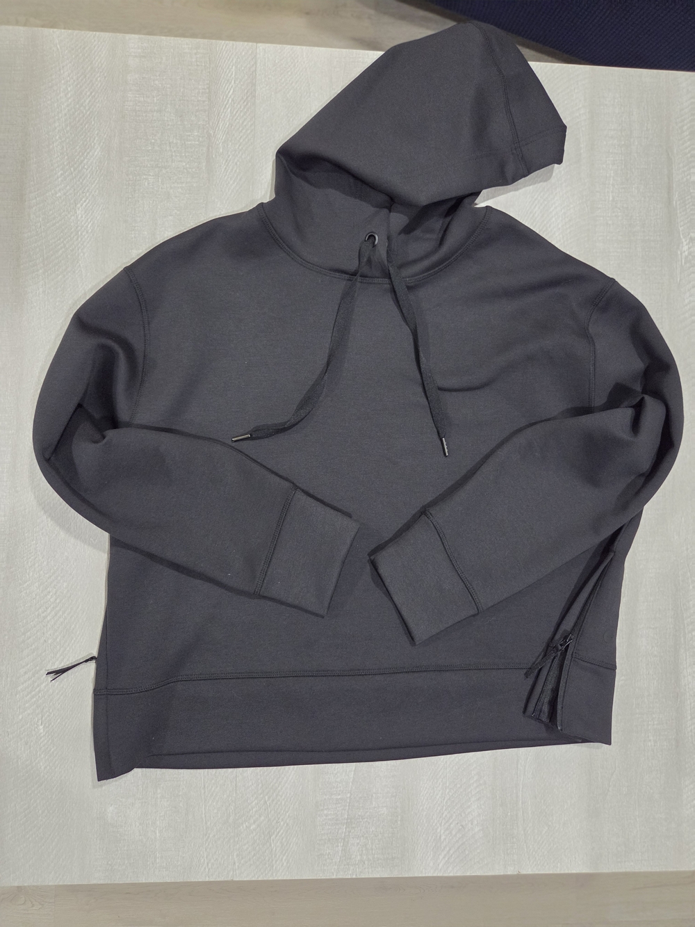 Avia Black Pullover Hoodie with Drawstring - Picture 3 of 6
